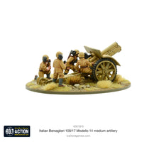 Bolt Action: Italian Bersaglieri 100/17 Modello 14 medium artillery