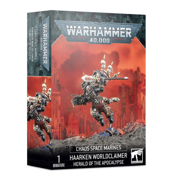 Chaos Space Marines: Haarken Worldclaimer Herald Of The Apocalypse