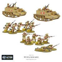 British 8th Army carrier patrol