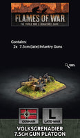 Volksgrenadier 7.5cm gun platoon