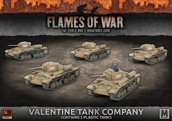 Valentine Tank Company (Mid War x5 Tanks)