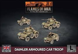 Daimler armoured car troop