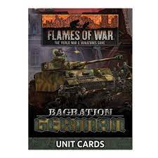 Bagration: German Unit Cards
