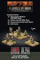 Fallschirmjager Rifle Platoon (Plastic)