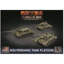 M26 Pershing Tank Platoon (Plastic)