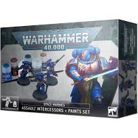 Space Marine Paint Set + Assault Intercessors