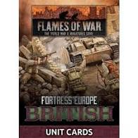 Fortress Europe: British Unit Cards